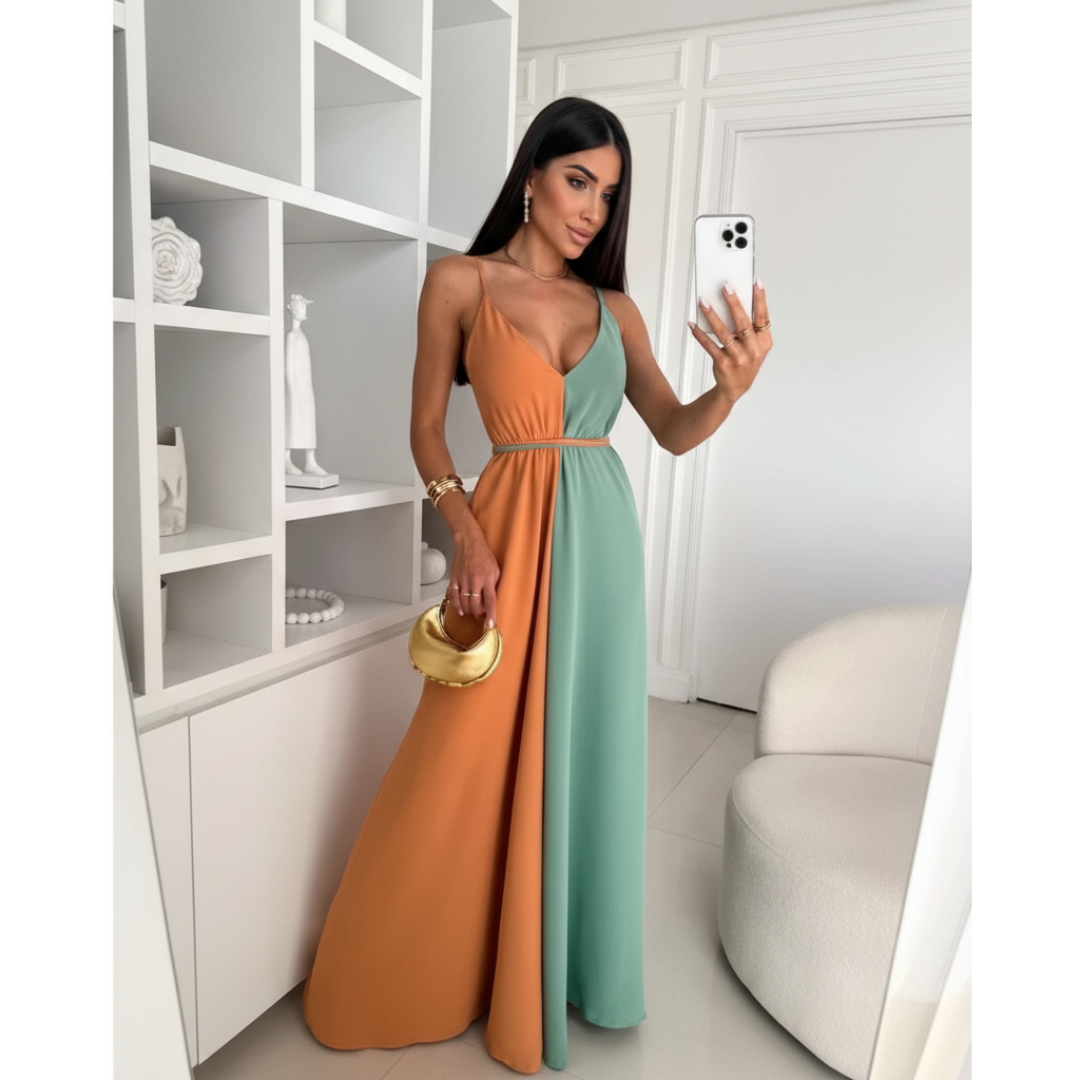 Vestido Longo Éter Tule — Iris Bela