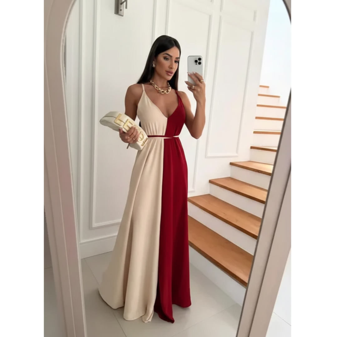 Vestido Longo Éter Tule — Iris Bela