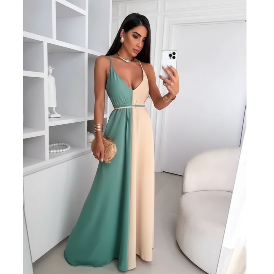 Vestido Longo Éter Tule — Iris Bela