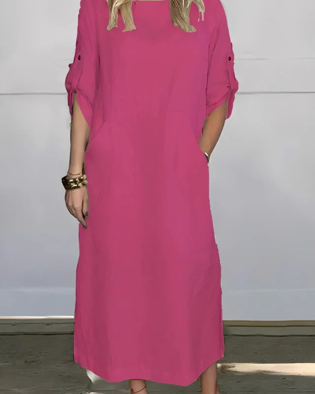 Vestido Casual Susan | Linho Puro — Iris Bela