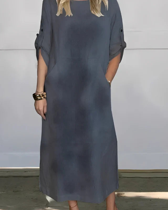 Vestido Casual Susan | Linho Puro — Iris Bela