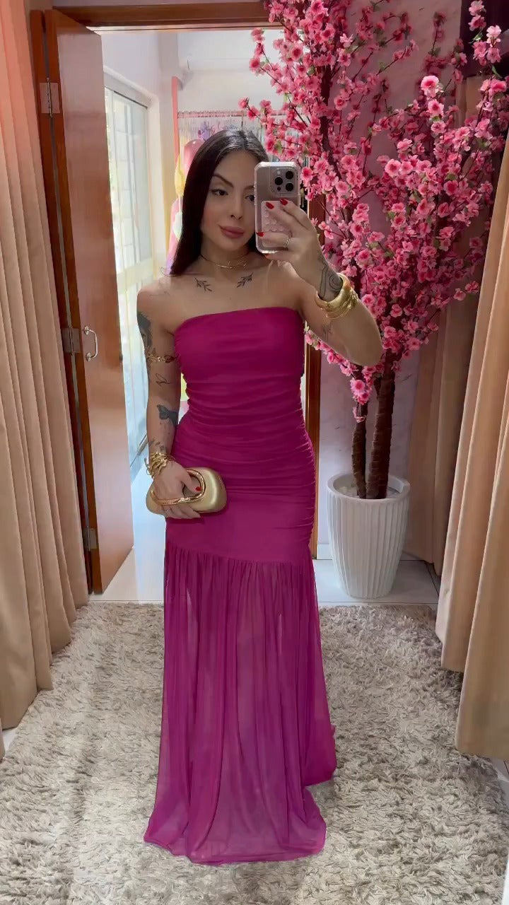 Vestido Longo Tomara Q Caia