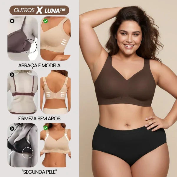 Kit 3 Sutiãs Luna Comfort™ - Sutiã com Efeito Invisível e Zero Marcas — Iris Bela