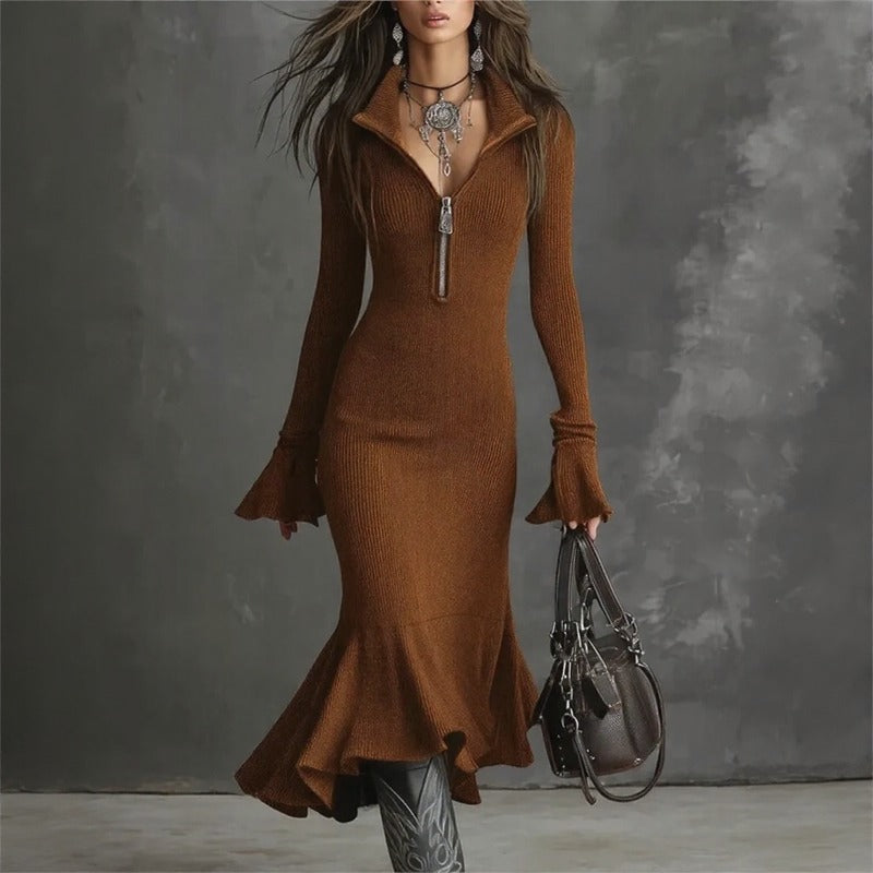 Vestido Evora Luxe Café