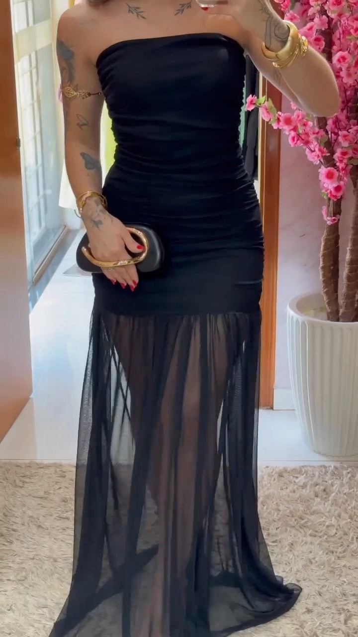 Vestido Longo Tomara Q Caia