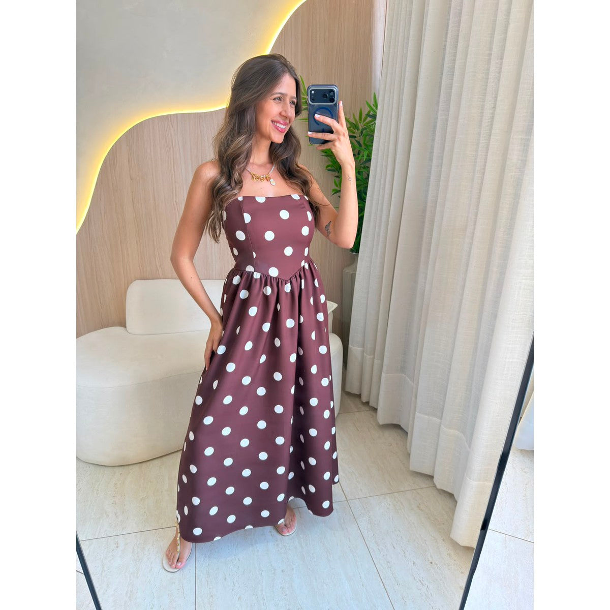 VESTIDO DEBORA CAFÉ