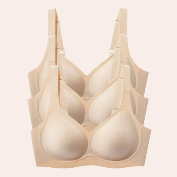 Kit 3 Sutiãs Luna Comfort™ - Sutiã com Efeito Invisível e Zero Marcas — Iris Bela