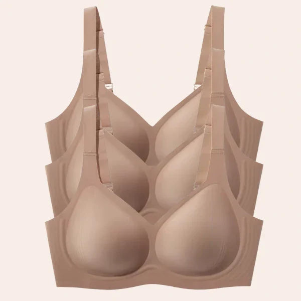 Kit 3 Sutiãs Luna Comfort™ - Sutiã com Efeito Invisível e Zero Marcas — Iris Bela